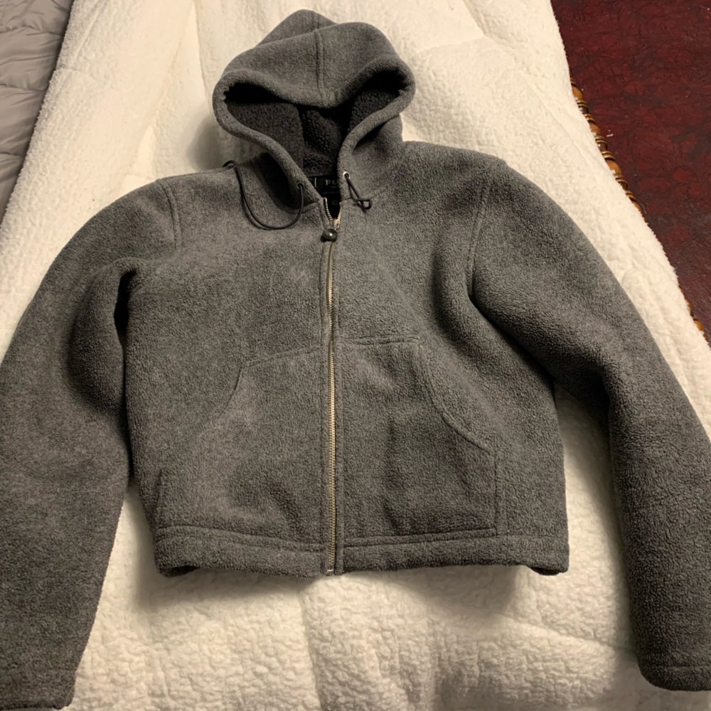 FU DA vintage gray Fleece Jacket